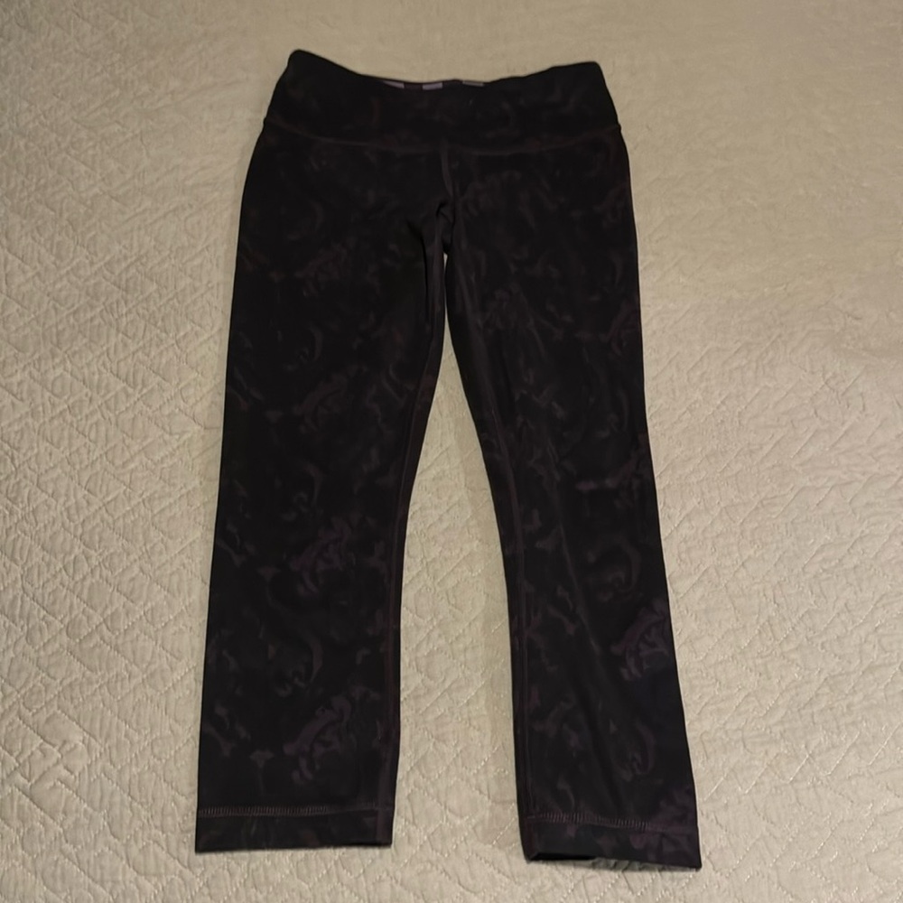 Lululemon Purple Patterned Leggings